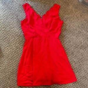 Alya Vibrant Red Mini Dress